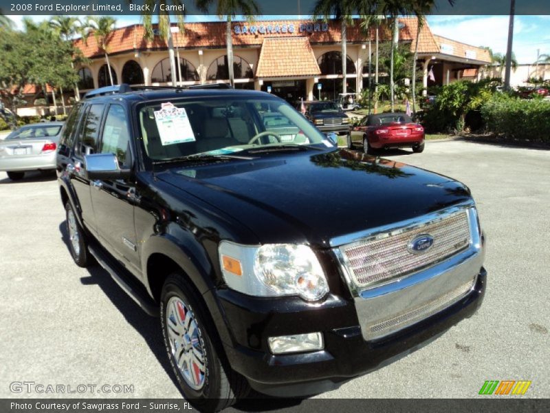 Black / Camel 2008 Ford Explorer Limited