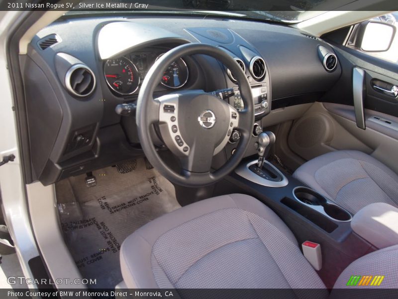 Silver Ice Metallic / Gray 2011 Nissan Rogue SV