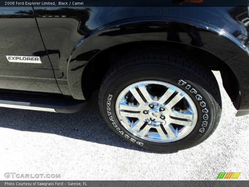Black / Camel 2008 Ford Explorer Limited
