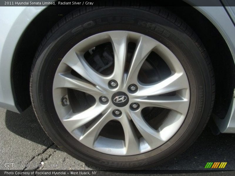Radiant Silver / Gray 2011 Hyundai Sonata Limited