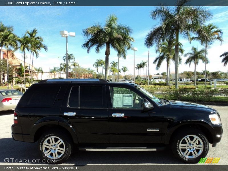 Black / Camel 2008 Ford Explorer Limited