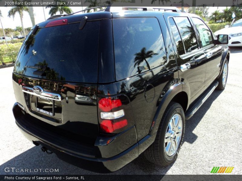 Black / Camel 2008 Ford Explorer Limited