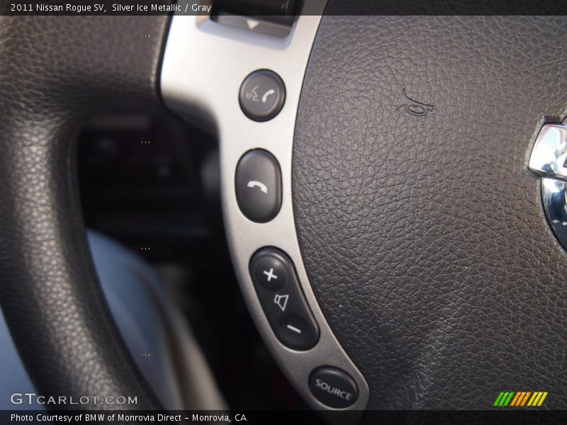 Silver Ice Metallic / Gray 2011 Nissan Rogue SV