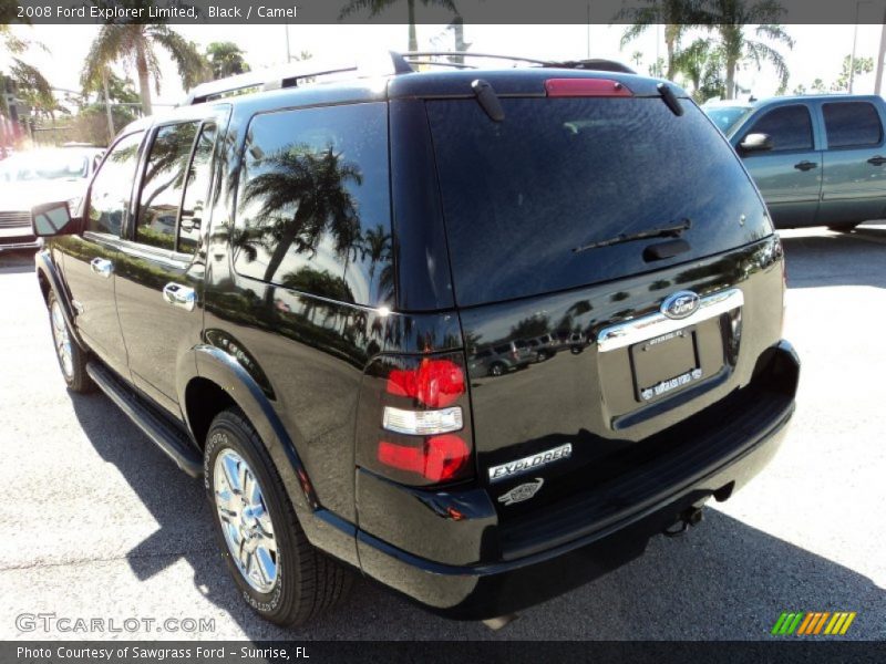 Black / Camel 2008 Ford Explorer Limited