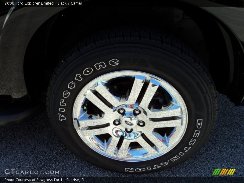 Black / Camel 2008 Ford Explorer Limited