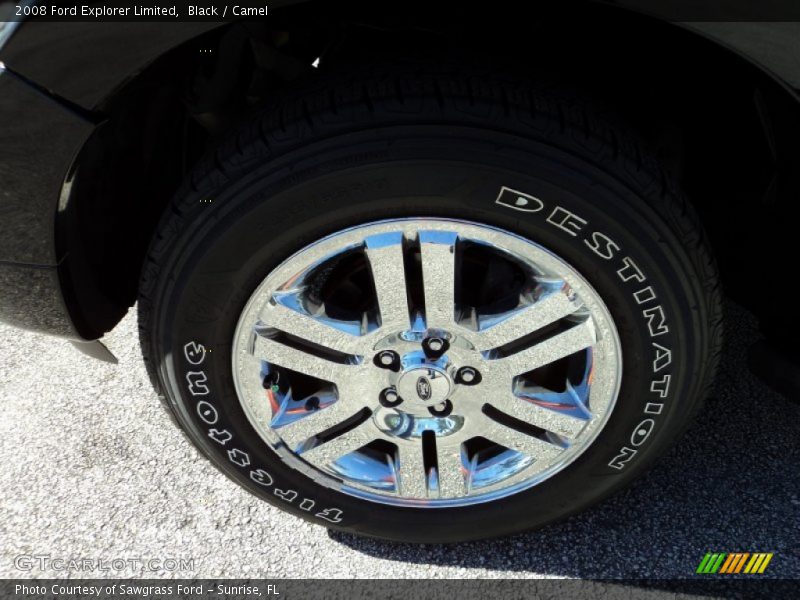 Black / Camel 2008 Ford Explorer Limited