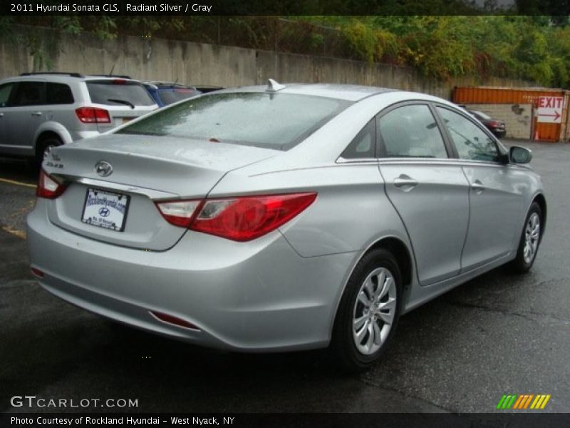 Radiant Silver / Gray 2011 Hyundai Sonata GLS