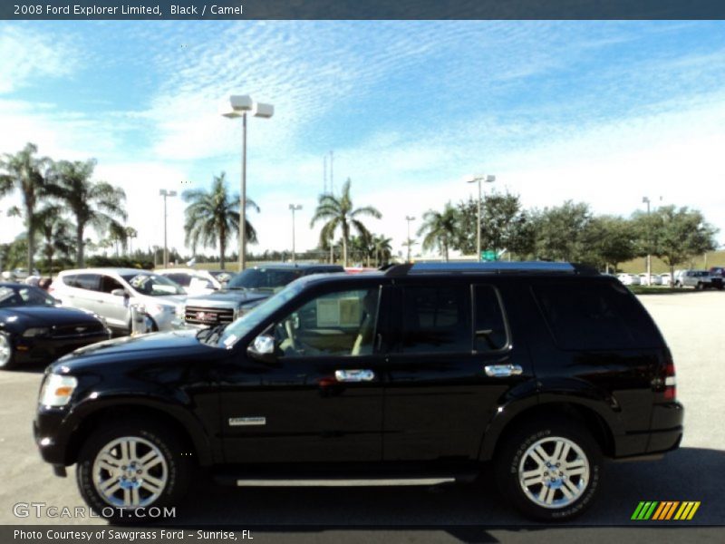 Black / Camel 2008 Ford Explorer Limited
