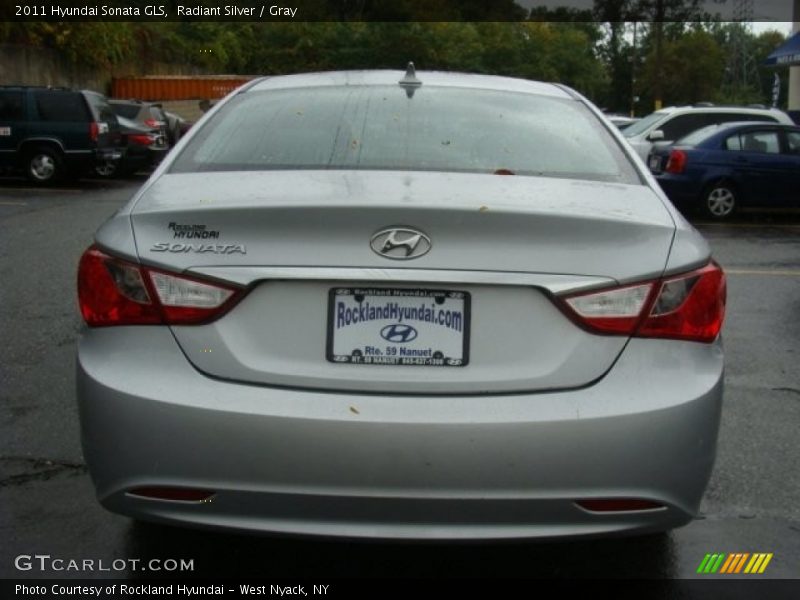 Radiant Silver / Gray 2011 Hyundai Sonata GLS