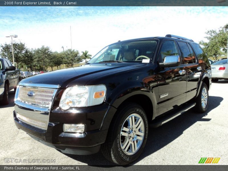 Black / Camel 2008 Ford Explorer Limited