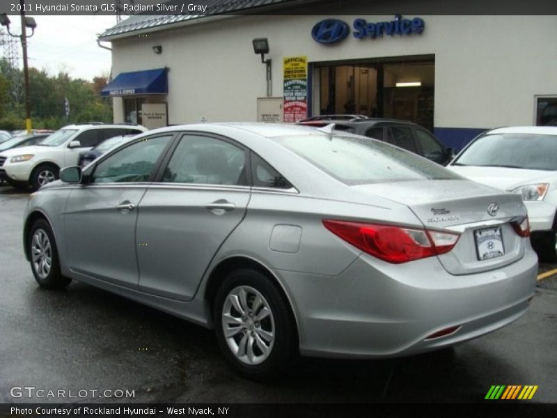 Radiant Silver / Gray 2011 Hyundai Sonata GLS