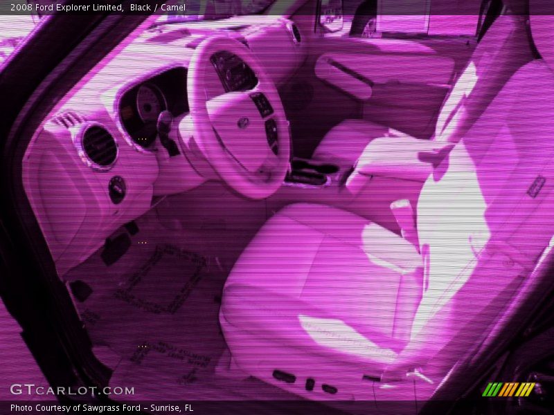 Black / Camel 2008 Ford Explorer Limited