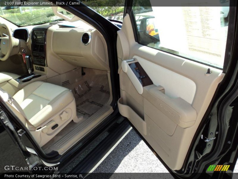 Black / Camel 2008 Ford Explorer Limited