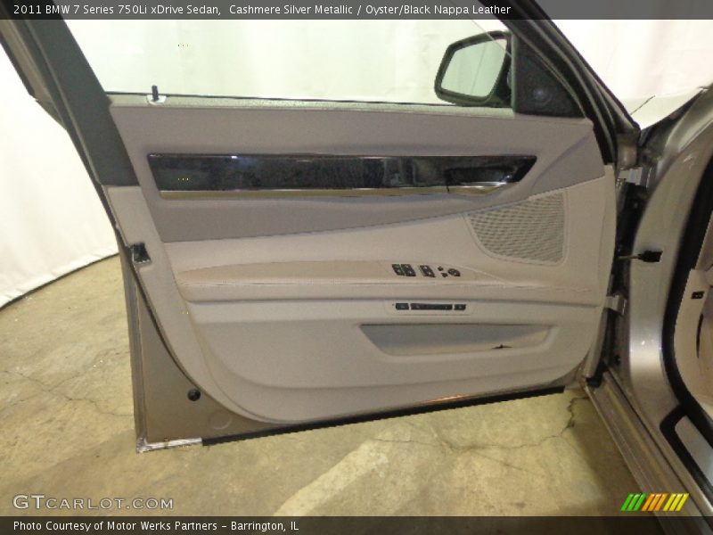 Cashmere Silver Metallic / Oyster/Black Nappa Leather 2011 BMW 7 Series 750Li xDrive Sedan