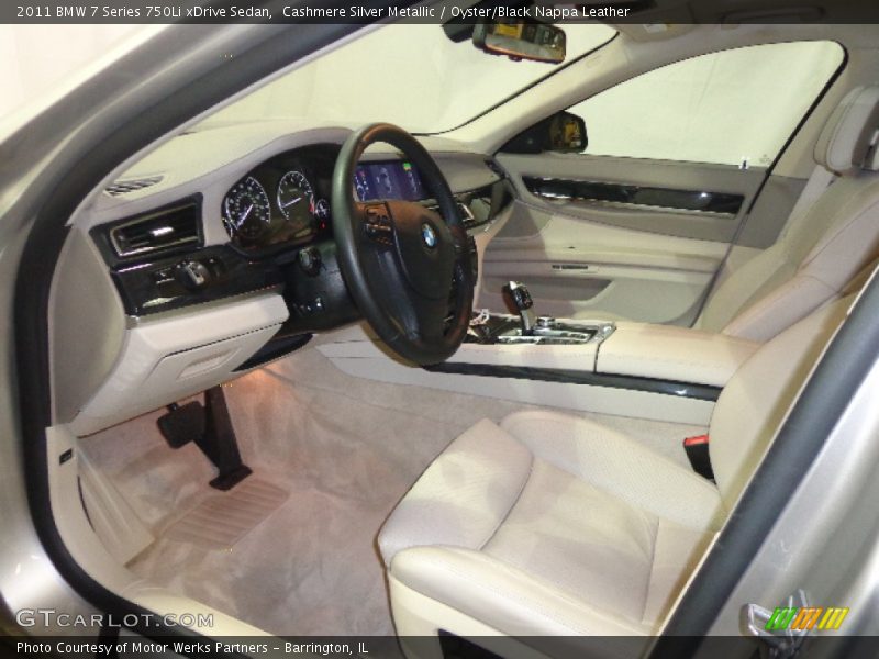 Cashmere Silver Metallic / Oyster/Black Nappa Leather 2011 BMW 7 Series 750Li xDrive Sedan