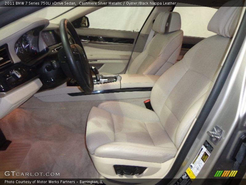 Cashmere Silver Metallic / Oyster/Black Nappa Leather 2011 BMW 7 Series 750Li xDrive Sedan
