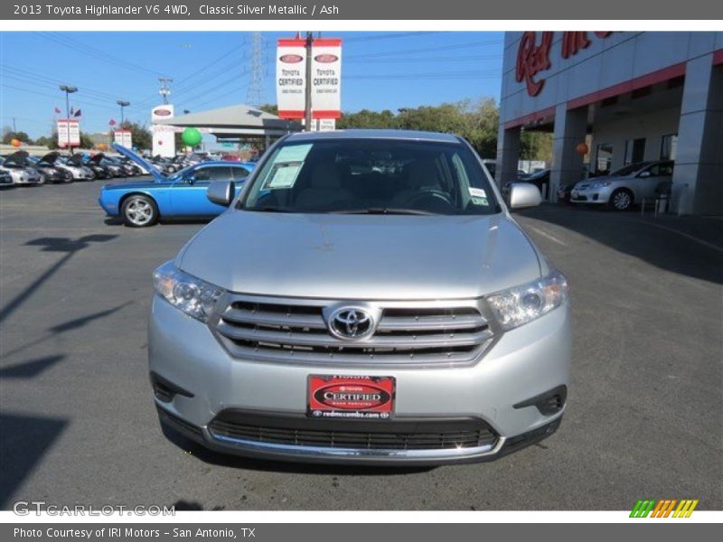 Classic Silver Metallic / Ash 2013 Toyota Highlander V6 4WD