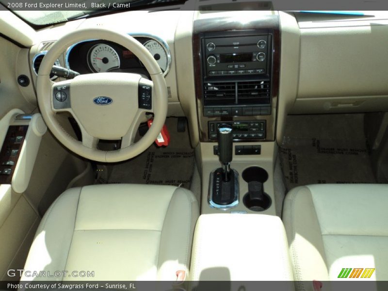 Black / Camel 2008 Ford Explorer Limited