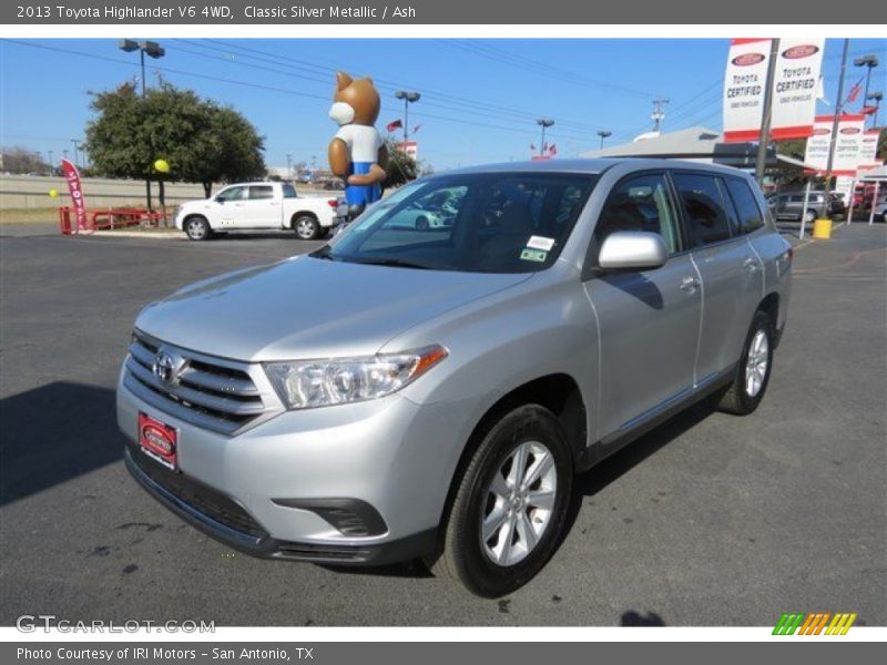 Classic Silver Metallic / Ash 2013 Toyota Highlander V6 4WD