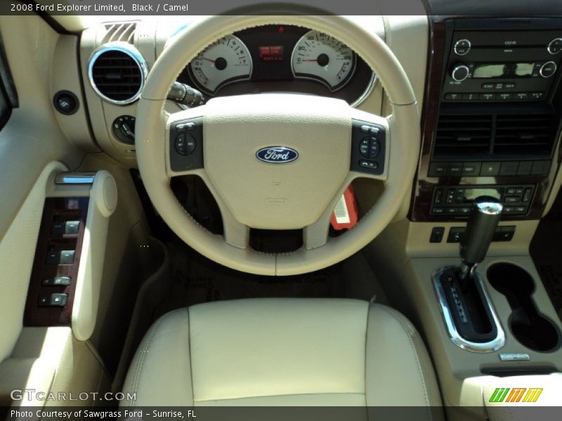 Black / Camel 2008 Ford Explorer Limited