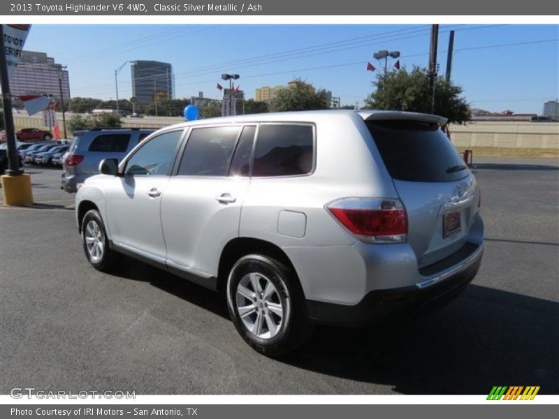 Classic Silver Metallic / Ash 2013 Toyota Highlander V6 4WD