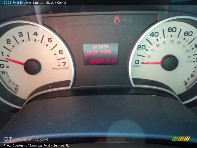 Black / Camel 2008 Ford Explorer Limited