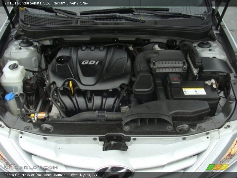 Radiant Silver / Gray 2011 Hyundai Sonata GLS