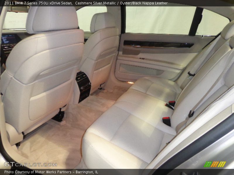 Cashmere Silver Metallic / Oyster/Black Nappa Leather 2011 BMW 7 Series 750Li xDrive Sedan