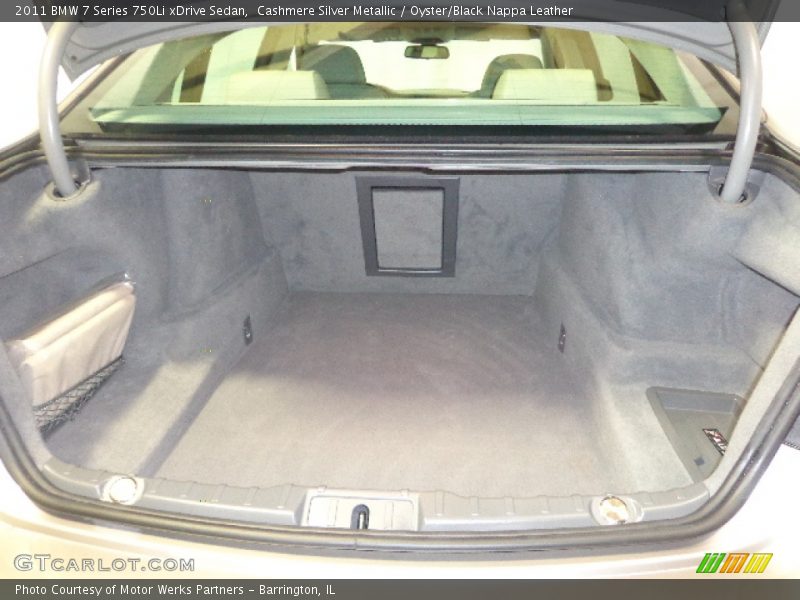 Cashmere Silver Metallic / Oyster/Black Nappa Leather 2011 BMW 7 Series 750Li xDrive Sedan