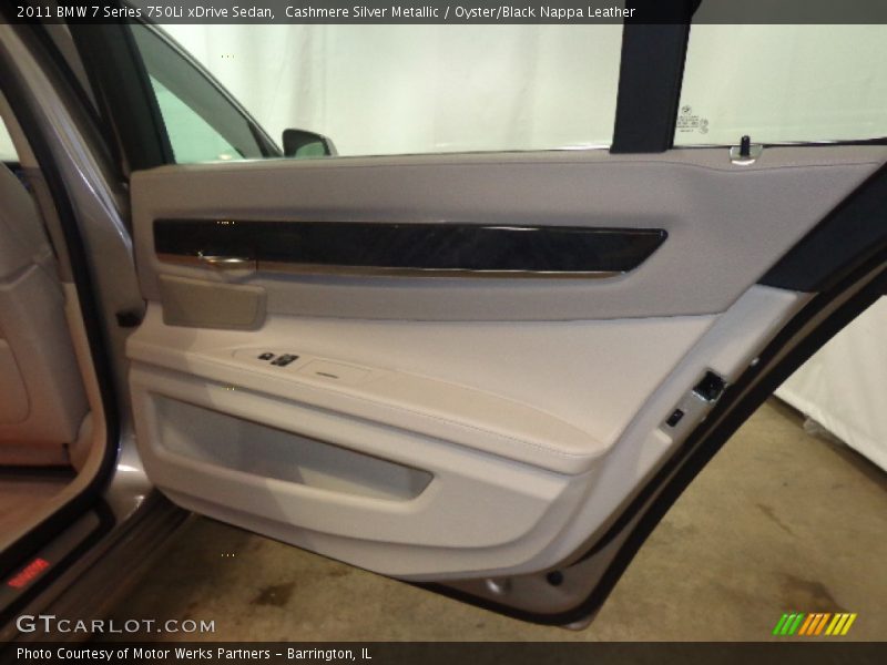 Cashmere Silver Metallic / Oyster/Black Nappa Leather 2011 BMW 7 Series 750Li xDrive Sedan