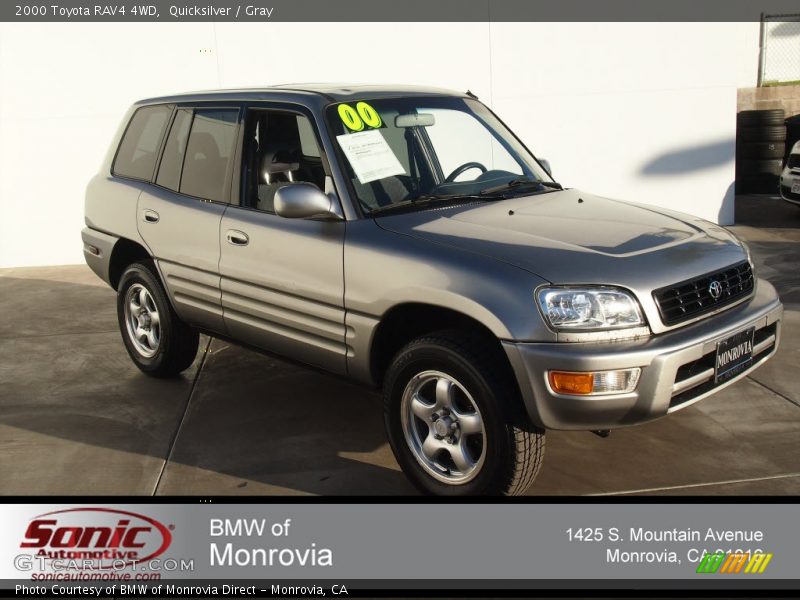Quicksilver / Gray 2000 Toyota RAV4 4WD