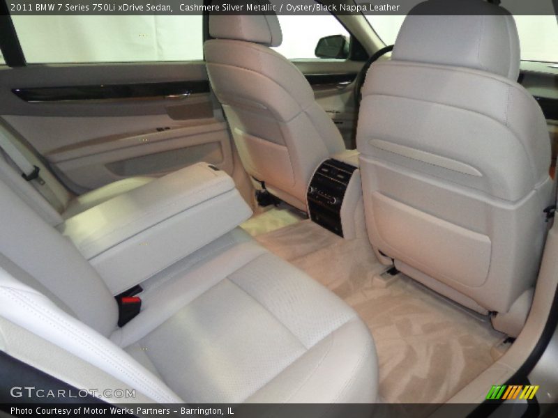 Cashmere Silver Metallic / Oyster/Black Nappa Leather 2011 BMW 7 Series 750Li xDrive Sedan