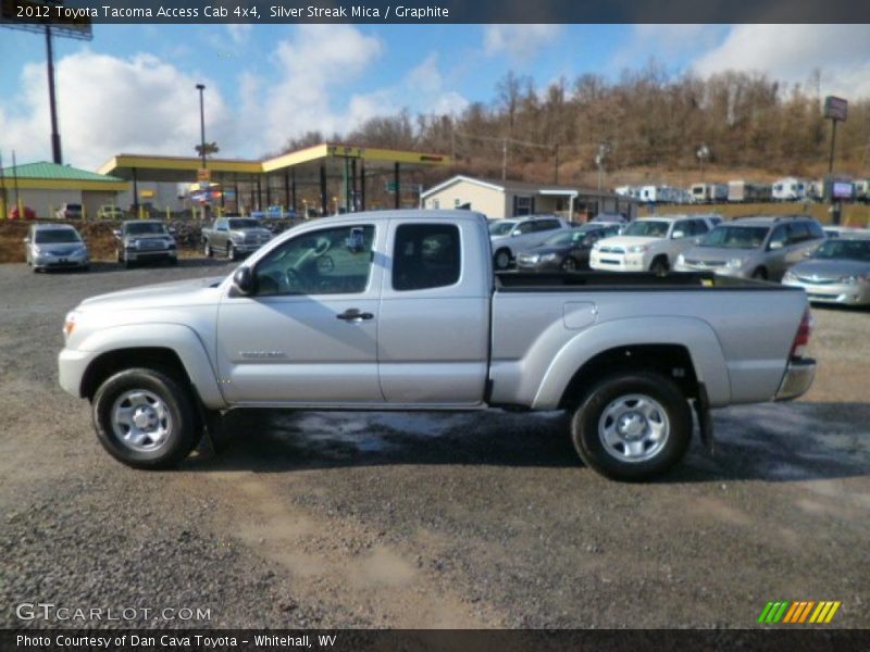 Silver Streak Mica / Graphite 2012 Toyota Tacoma Access Cab 4x4