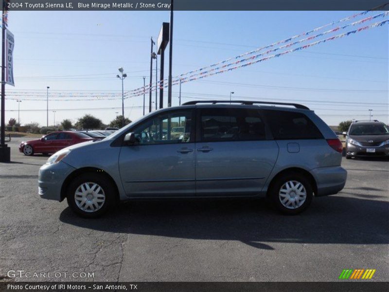 Blue Mirage Metallic / Stone Gray 2004 Toyota Sienna LE