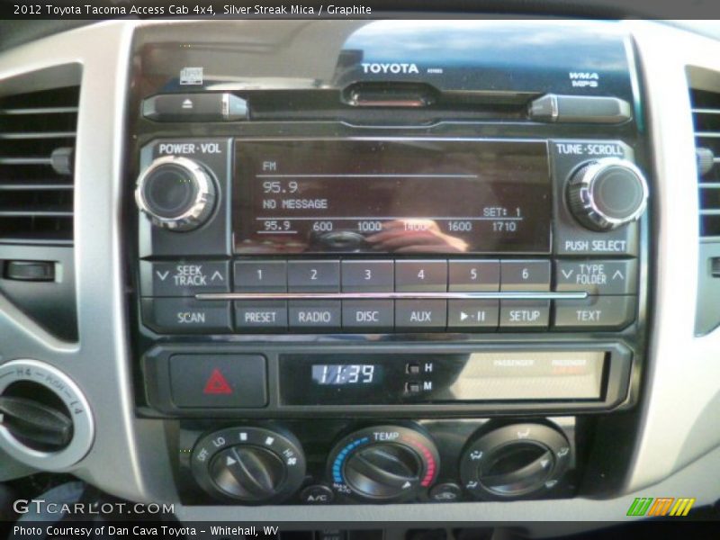Silver Streak Mica / Graphite 2012 Toyota Tacoma Access Cab 4x4