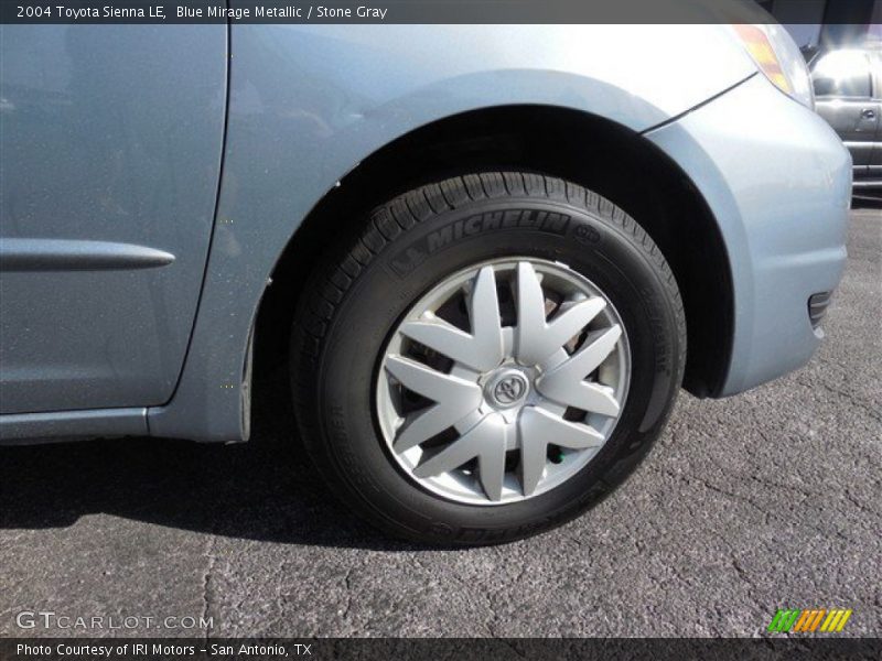 Blue Mirage Metallic / Stone Gray 2004 Toyota Sienna LE