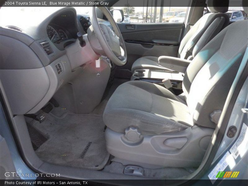 Blue Mirage Metallic / Stone Gray 2004 Toyota Sienna LE