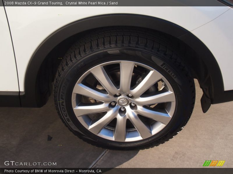 Crystal White Pearl Mica / Sand 2008 Mazda CX-9 Grand Touring