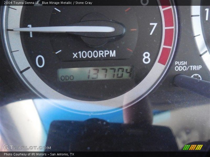 Blue Mirage Metallic / Stone Gray 2004 Toyota Sienna LE