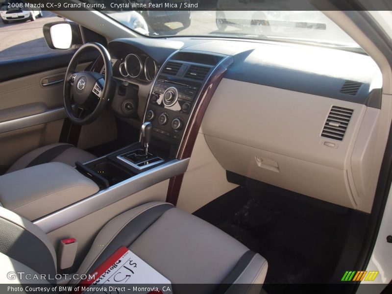 Crystal White Pearl Mica / Sand 2008 Mazda CX-9 Grand Touring