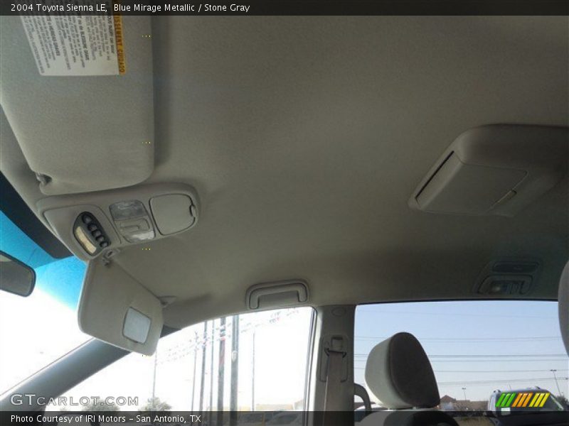 Blue Mirage Metallic / Stone Gray 2004 Toyota Sienna LE