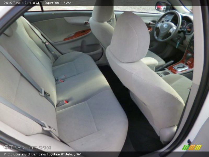Super White / Ash 2010 Toyota Corolla XLE