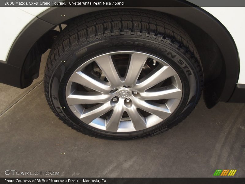 Crystal White Pearl Mica / Sand 2008 Mazda CX-9 Grand Touring