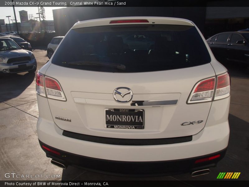 Crystal White Pearl Mica / Sand 2008 Mazda CX-9 Grand Touring