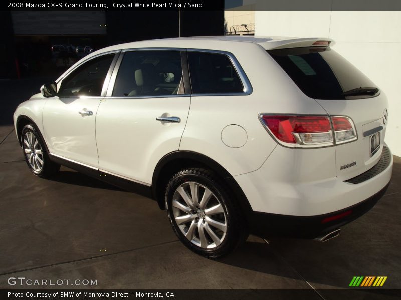 Crystal White Pearl Mica / Sand 2008 Mazda CX-9 Grand Touring