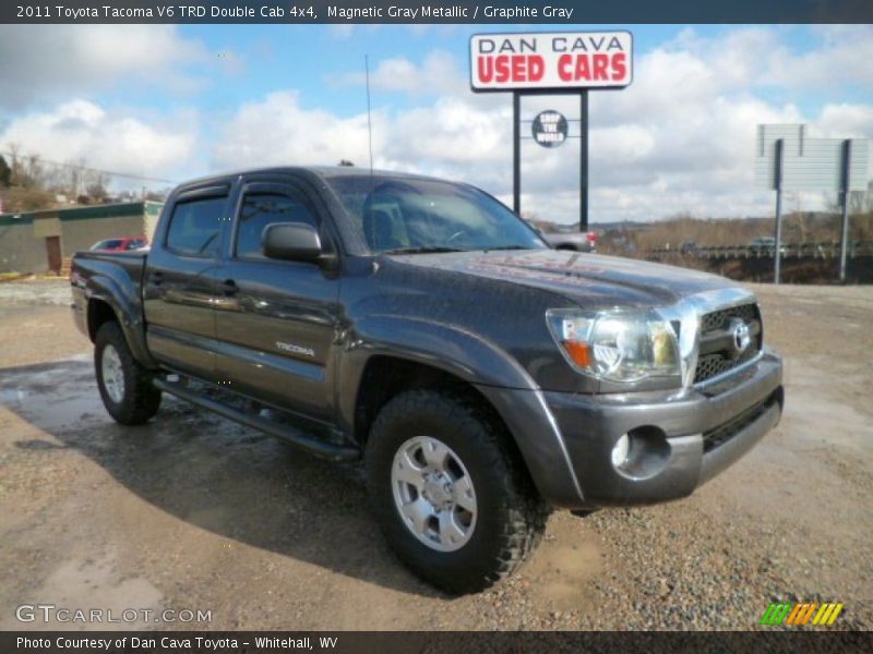 Magnetic Gray Metallic / Graphite Gray 2011 Toyota Tacoma V6 TRD Double Cab 4x4