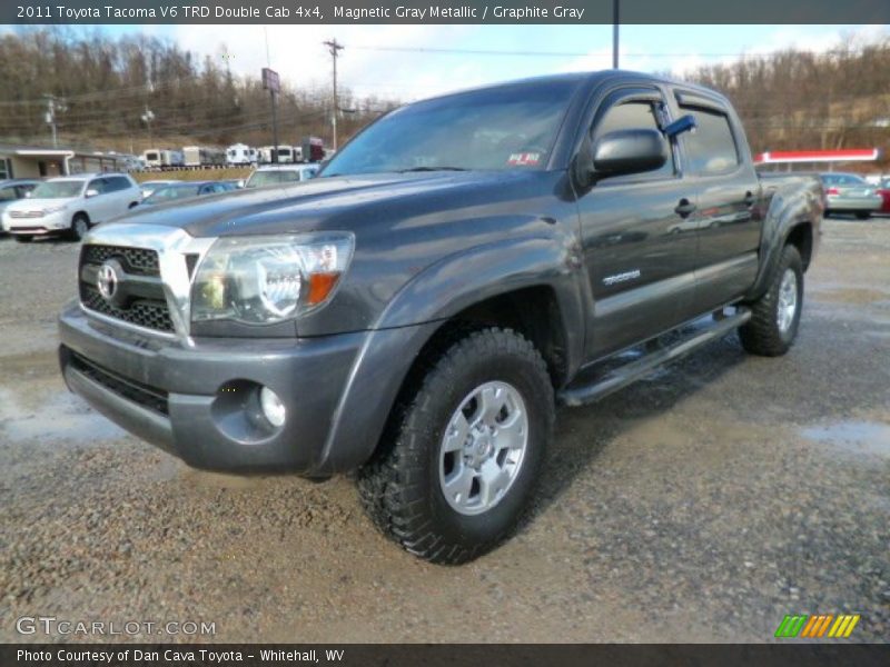 Magnetic Gray Metallic / Graphite Gray 2011 Toyota Tacoma V6 TRD Double Cab 4x4