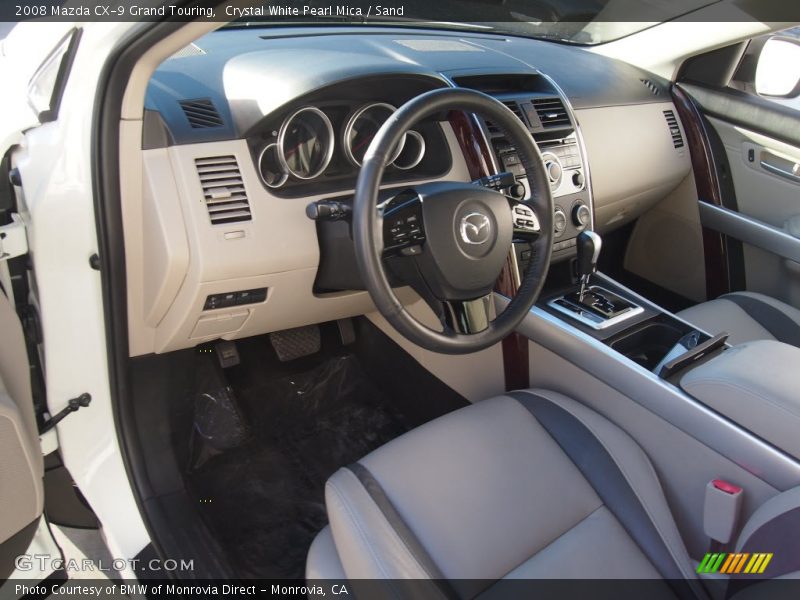 Crystal White Pearl Mica / Sand 2008 Mazda CX-9 Grand Touring
