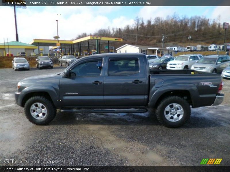 Magnetic Gray Metallic / Graphite Gray 2011 Toyota Tacoma V6 TRD Double Cab 4x4