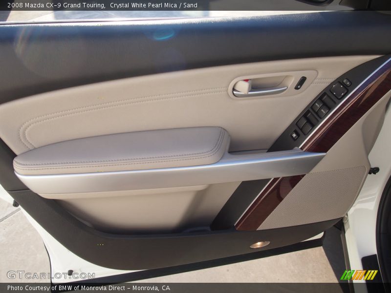 Crystal White Pearl Mica / Sand 2008 Mazda CX-9 Grand Touring